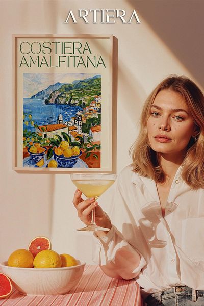 HİGUERA Dolce Vita Modern Stil Italian Mediterraneu Masa de Bucatarie Cu Cadru Din Lemn, Decorare Bucatarie Cafenea Bar
