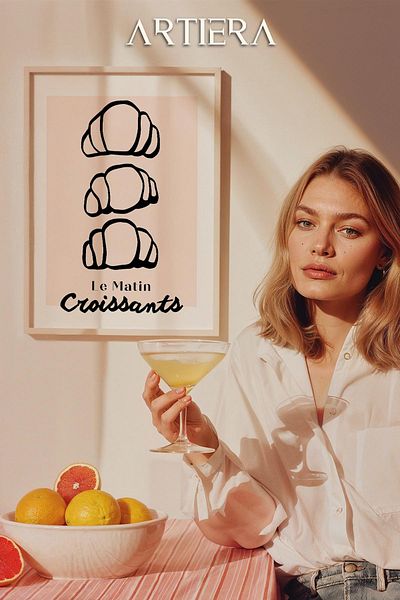 HİGUERA Croissant - Masă de bucătărie în stil italian mediteranean modern cu cadru din lemn, decorare pentru bar cafenea bucătărie