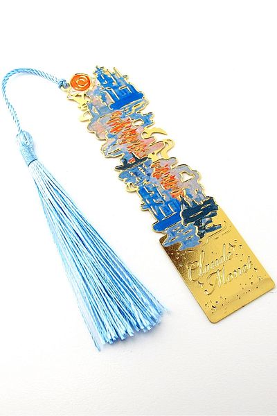Solfera Impresia lui Claude Monet: Semn de carte artistic din metal pentru răsăritul de zi AY060