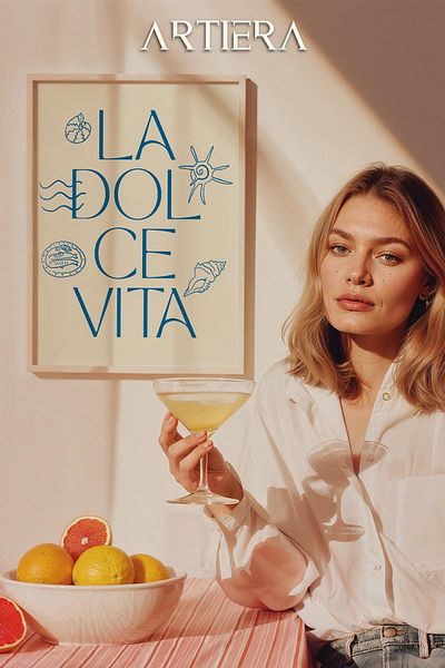 HİGUERA Dolce Vita Modern Stil Italian Mediterraneu Masa de Bucatarie Cu Cadru Din Lemn, Decorare Bucatarie Cafenea Bar