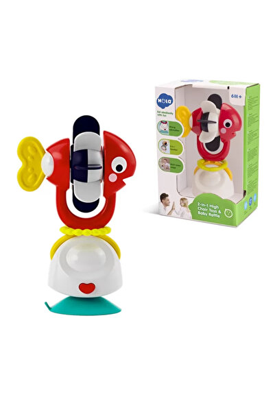 Hola Παιχνίδι μωρού με βεντούζα και ψάρι κουδουνίστρας