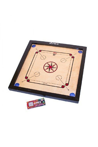 ALBADER Carrom Board Game with Coins and Striker, High-Quality Wooden Carrom Made In India 50*50 CM