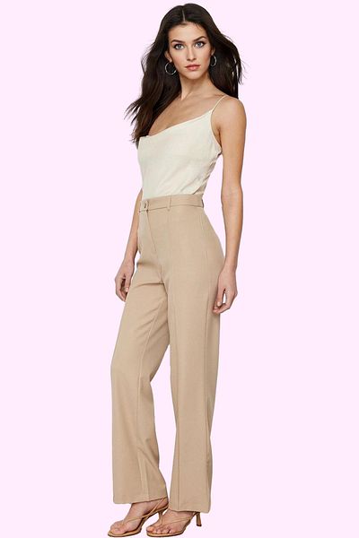 PayBuy Women's High Waist Straight Pants Woven Fabric Casual Daily Weekend Durable Material