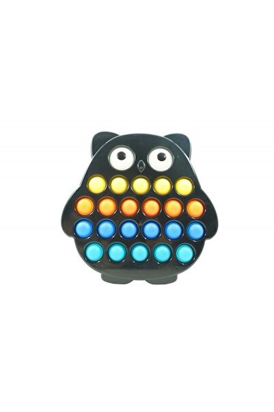 Flo Jucarie senzoriala antistres, Simple Dimple, Bufnita, Multicolor, V2