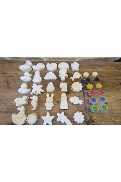 Home Taş Boyama Seti 25'li Karışık Figür