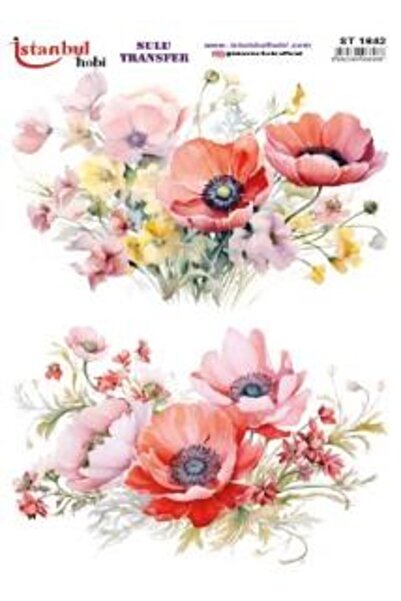 İstanbul Hobi ورق نقل مائي 25x35 سم ST-1642