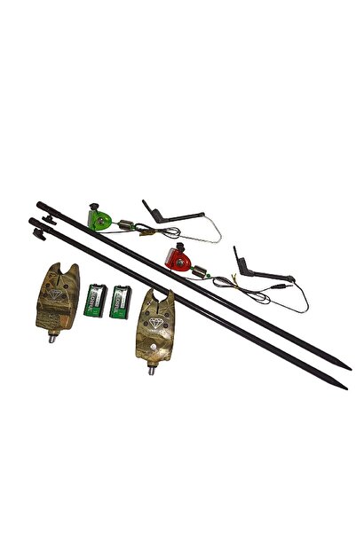 Diamant Alb Set 2 Senzori pescuit, tije, swingeri luminosi