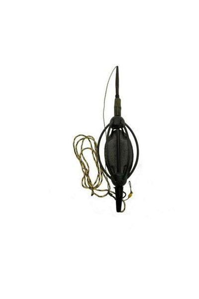 OEM Montura pentru crap, momitor cu talpa 120g pe leadcore, carlig legat pe fir de par, nr. 4