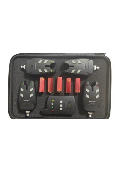 prokarpfishing Set statie cu 4 avertizori WindBlade baterii incluse