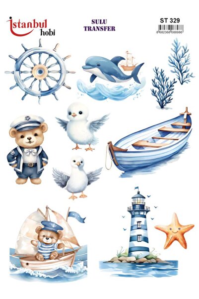 İstanbul Hobi ورق نقل مائي 25x35 سم ST-329