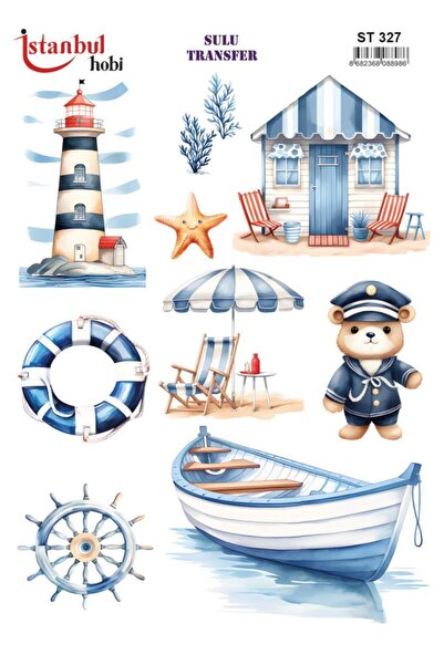 İstanbul Hobi ورق نقل مائي 25x35 سم ST-327