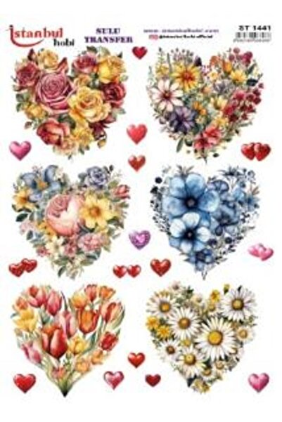 İstanbul Hobi ورق نقل مائي 25x35 سم ST-1441