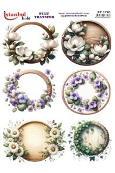 İstanbul Hobi ورق نقل مائي 25x35 سم ST-1751