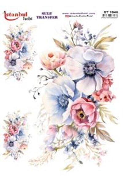 İstanbul Hobi ورق نقل مائي 25x35 سم ST-1645