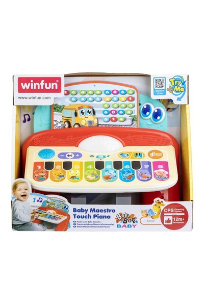 WINFUN Πιάνο με Ήχους και Φώτα με 8 Πλήκτρα για Μωρά,