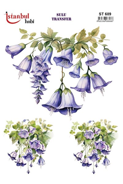 İstanbul Hobi ورق نقل مائي 25x35 سم ST-689