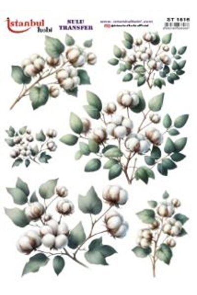 İstanbul Hobi ورق نقل مائي 25x35 سم ST-1516