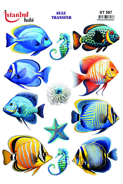 İstanbul Hobi ورق نقل مائي 25x35 سم ST-597