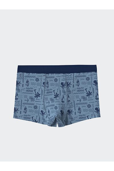 LC Waikiki LCW Детски боксерки за момчета, сини с щампа, комплект от 3