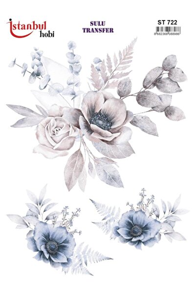 İstanbul Hobi ورق نقل مائي 25x35 سم ST-722