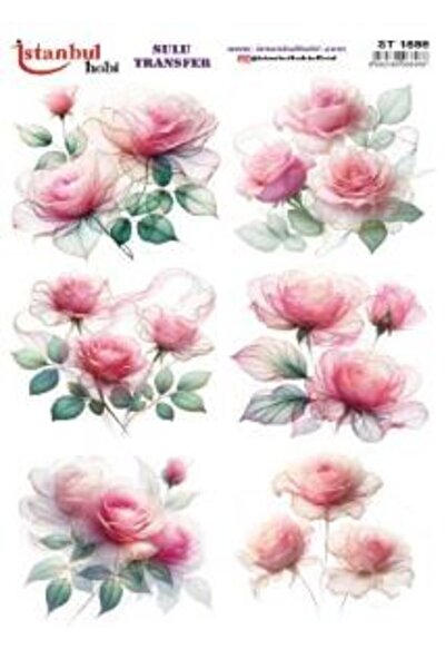 İstanbul Hobi ورق نقل مائي 25x35 سم ST-1699