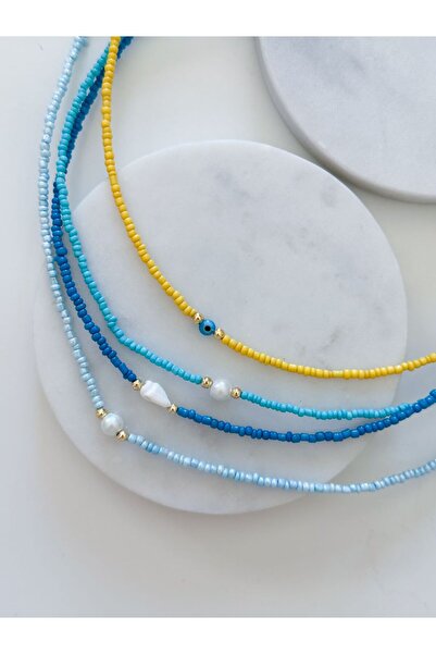 CHARMLUCKY 4-Piece Bead Necklace Combination