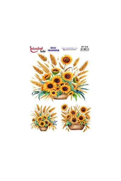 İstanbul Hobi ورق نقل مائي 25x35 سم ST-314