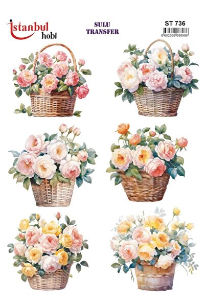 İstanbul Hobi ورق نقل مائي 25x35 سم ST-736