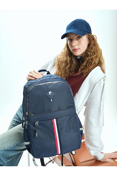 Pierre Cardin Унисекс комплект ученически чанти PCSET07PCT18001102 - тъмносиньо