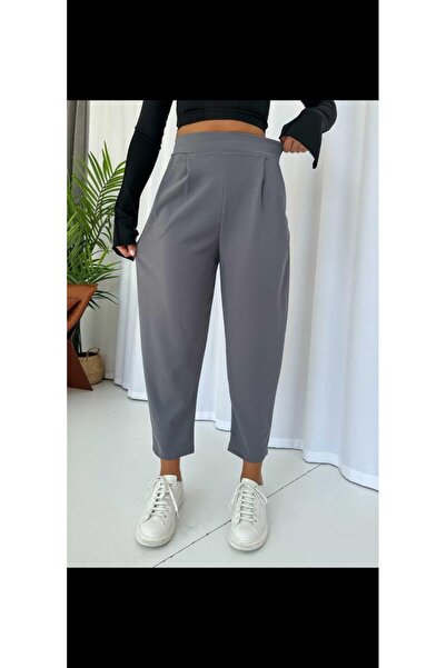 Rouge Scuba Fabric Balloon Pants