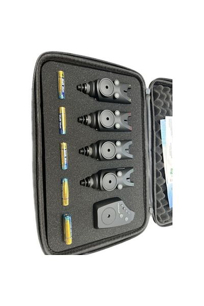 prokarpfishing Set stație cu 4 alarme JHA-517 WindBlade + husă