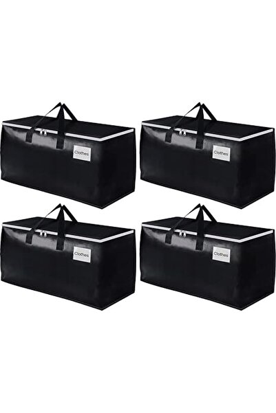 The Bros عبوة من 4 حقائب نقل متينة كبيرة جدًا سعة 93 لترًا - تخزين بسحاب مع م...