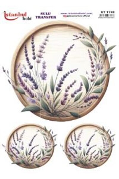 İstanbul Hobi ورق نقل مائي 25x35 سم ST-1743