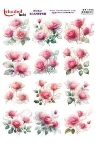 İstanbul Hobi Water Transfer Paper 25X35Cm St-1703