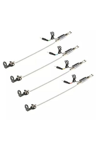 wind blade Set 4 Swingeri cu lant Wind Blade, prindere pe fir metalica, led puternic, cablu de conectare in sen