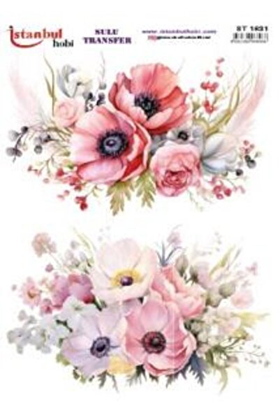 İstanbul Hobi ورق نقل مائي 25x35 سم ST-1631