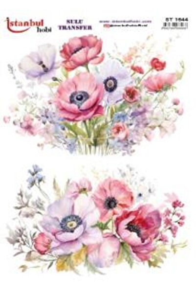 İstanbul Hobi ورق نقل مائي 25x35 سم ST-1644