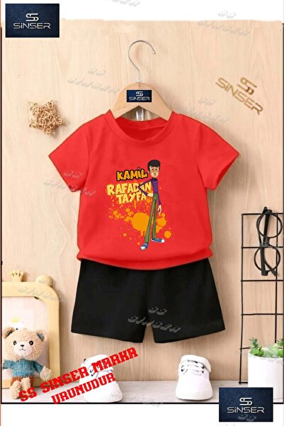 SS SİNSER تي شيرت برقبة دائرية مطبوع خصيصًا للأطفال للجنسين "RAFADAN KAMIL SI...