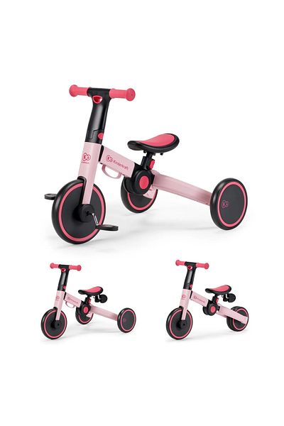 Kinderkraft ΠΟΔΗΛΑΤΟ ΙΣΟΡΡΟΠΙΑΣ 4TRIKE / ΤΡΙΚΥΚΛΟ, ΡΟΖ ΓΑΛΑΖΙΟΥ