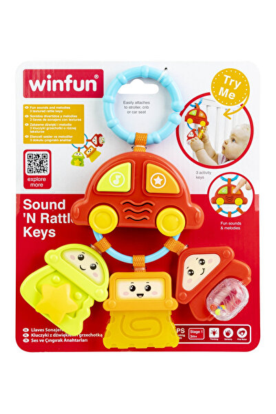 WINFUN Αυτοκίνητο με 3 κλειδιά για μωρά,