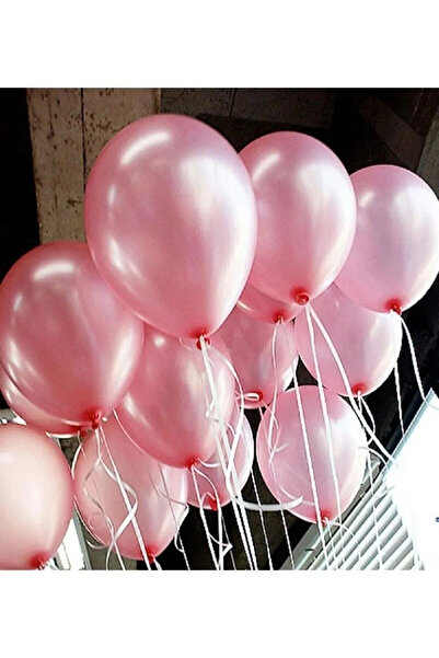 MACK PLUS 30’lu 12 İnç Metalik Pembe Balon Seti – Helyum Uyumlu, Parlak ve Şı...
