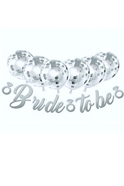 Öztürkpartievi مجموعة لافتات بالونات لحفلات العزوبية للعروس