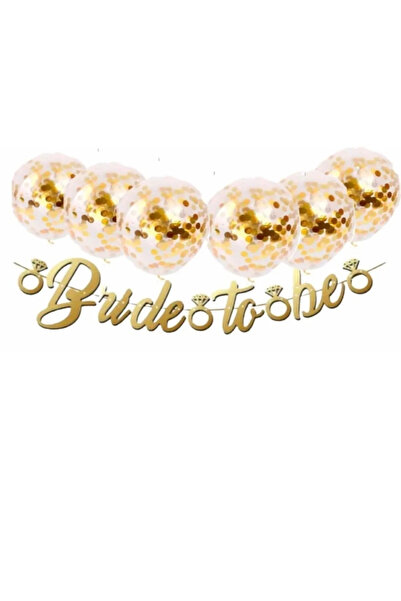 Öztürkpartievi Bekarlığa Veda Partisi Bride To Be Balon Banner Seti