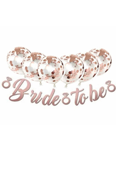 Öztürkpartievi مجموعة لافتات بالونات لحفلات العزوبية للعروس