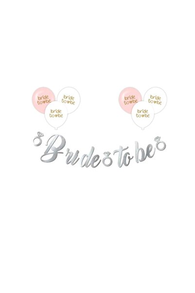 Öztürkpartievi مجموعة لافتات بالونات لحفلات العزوبية للعروس