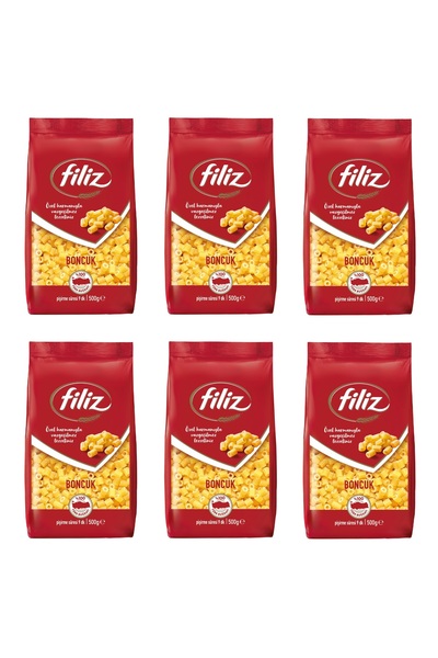 FİLİZ Makarna Boncuk 500 Gr x 6 Adet