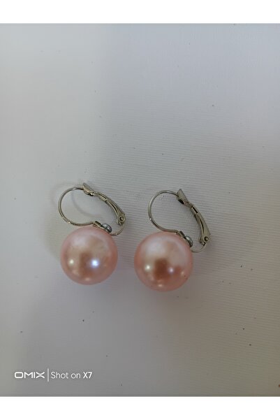 QozalaQ İnci küpe somon inci küpe