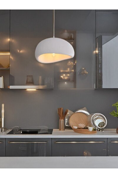 MODA35 Beton Sarkıt Tekli Avize Modern Tasarım L5