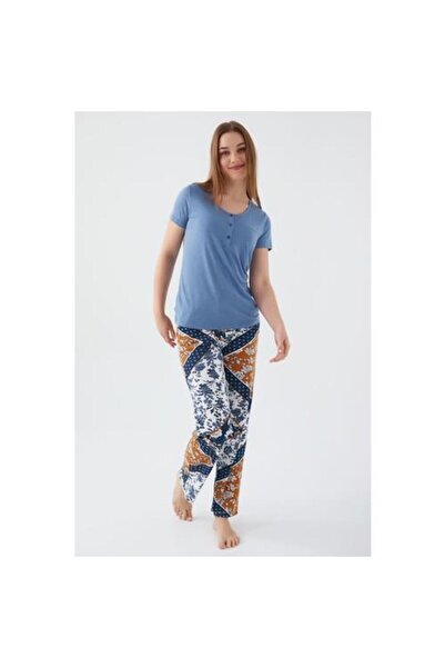 Pierre Cardin 8507-s Kadın Kısa Kol Pijama Takımı