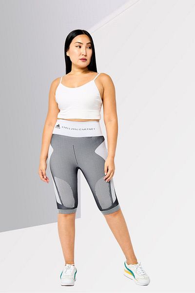 adidas by Stella McCartney Women Sportswear Fit Training Cycling Shorts, Grey